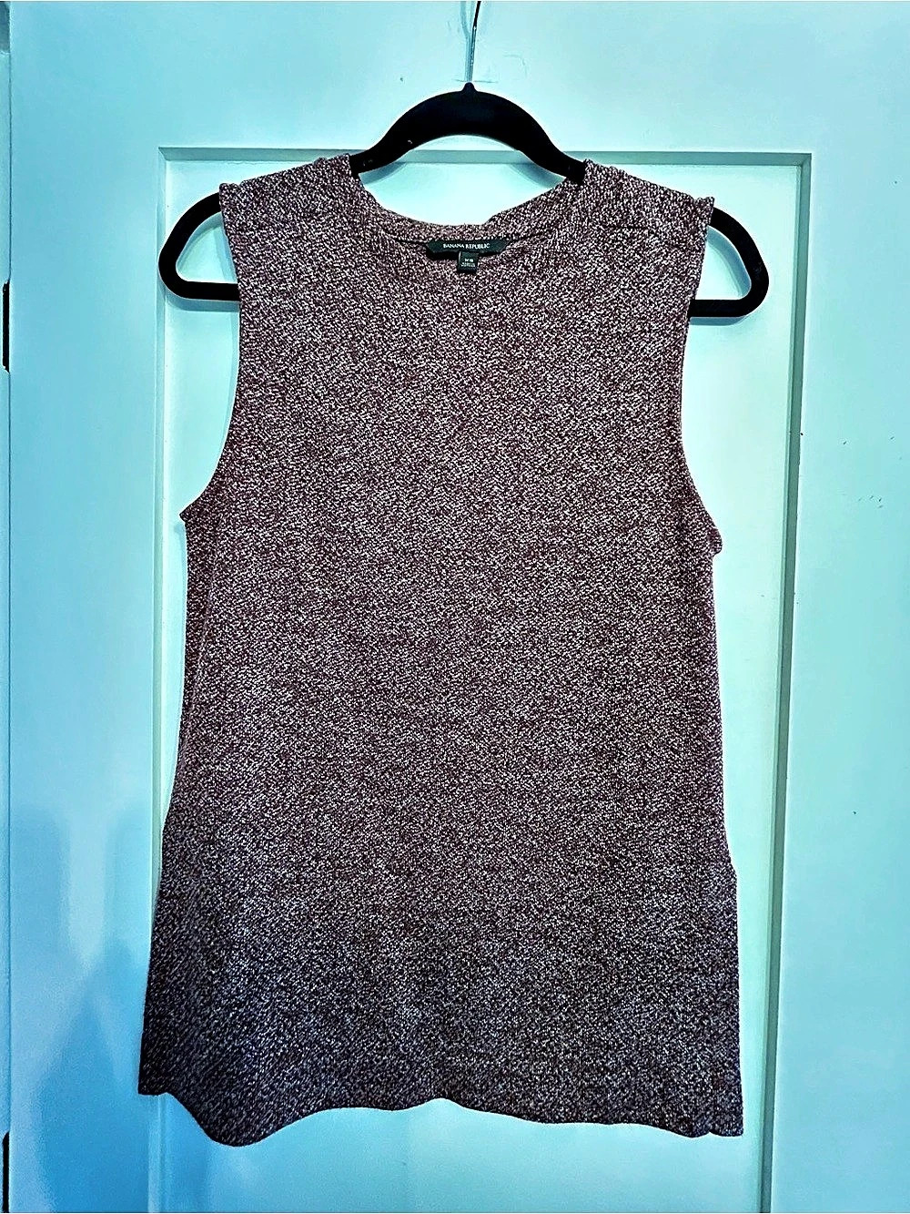 Banana Republic Burgundy long Sleeveless Top